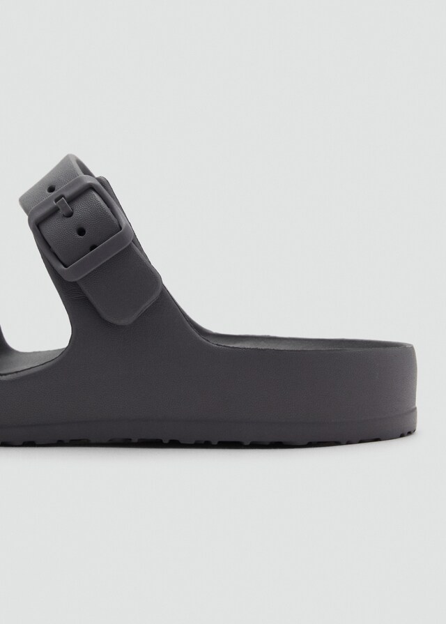 Mango Flip-Flops Mit Schnallen