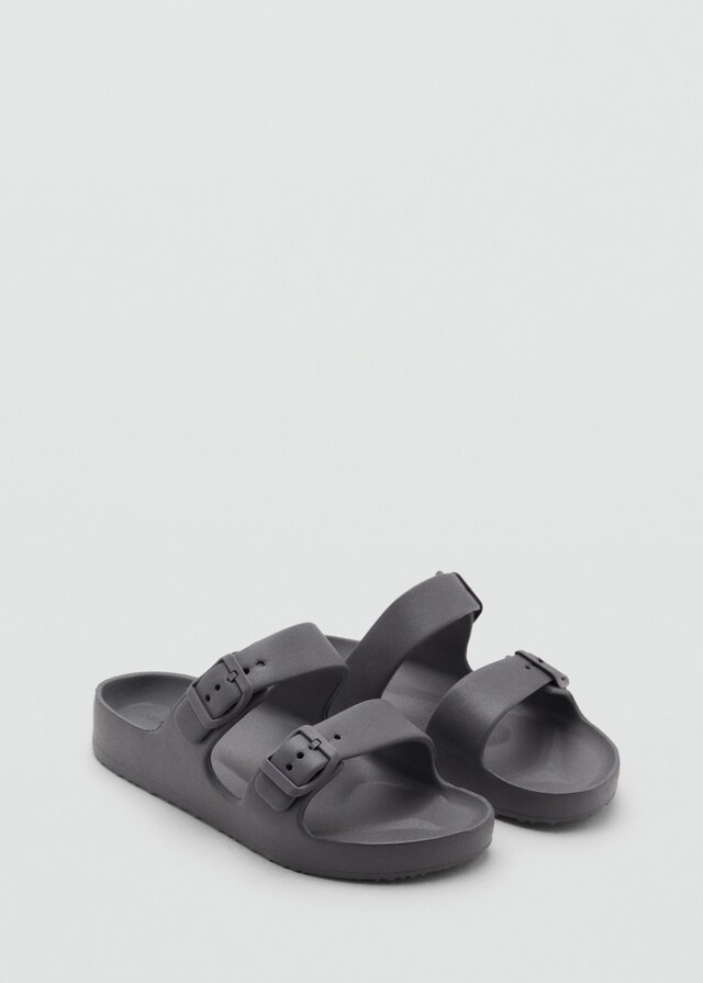 Mango Flip-Flops mit Schnallen