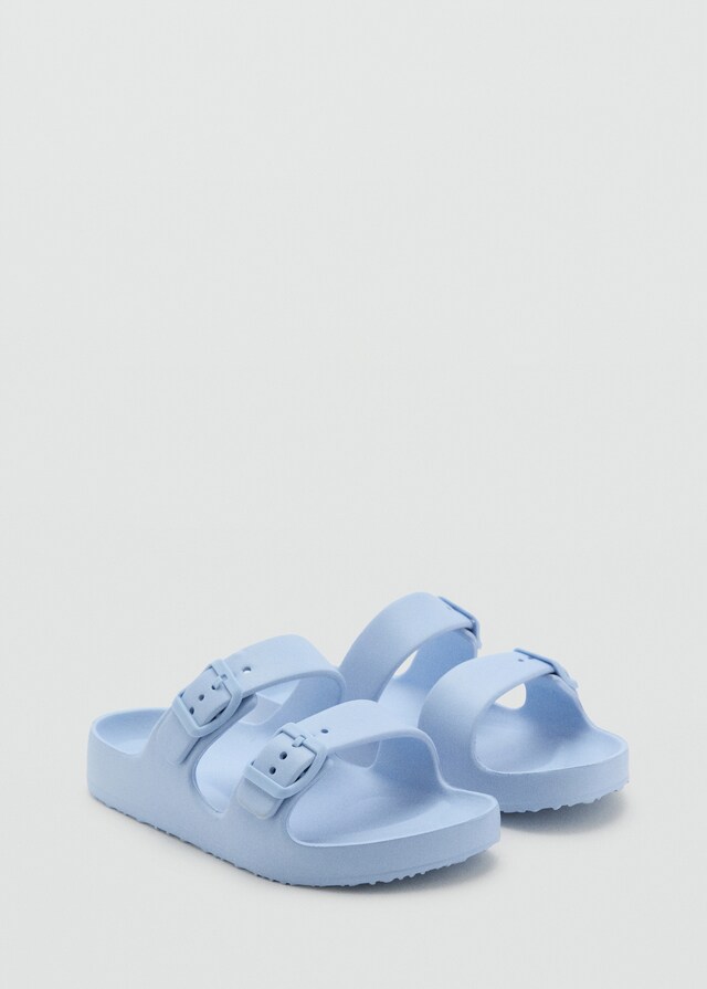 Mango Flip-Flops mit Schnallen