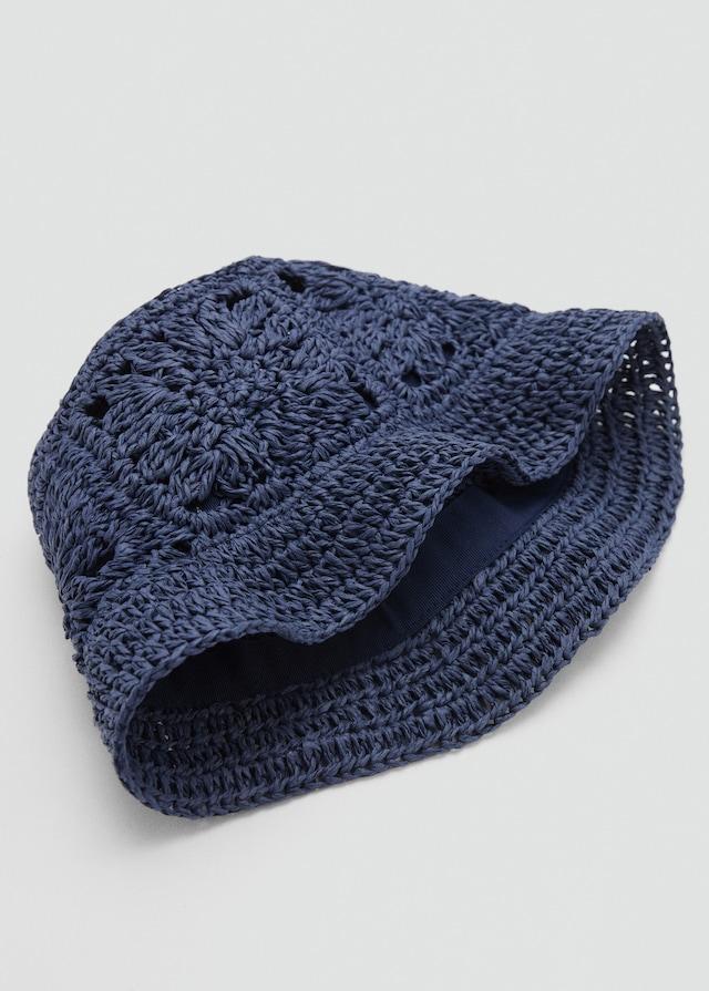 Mango Gehäkelter Bucket Hat