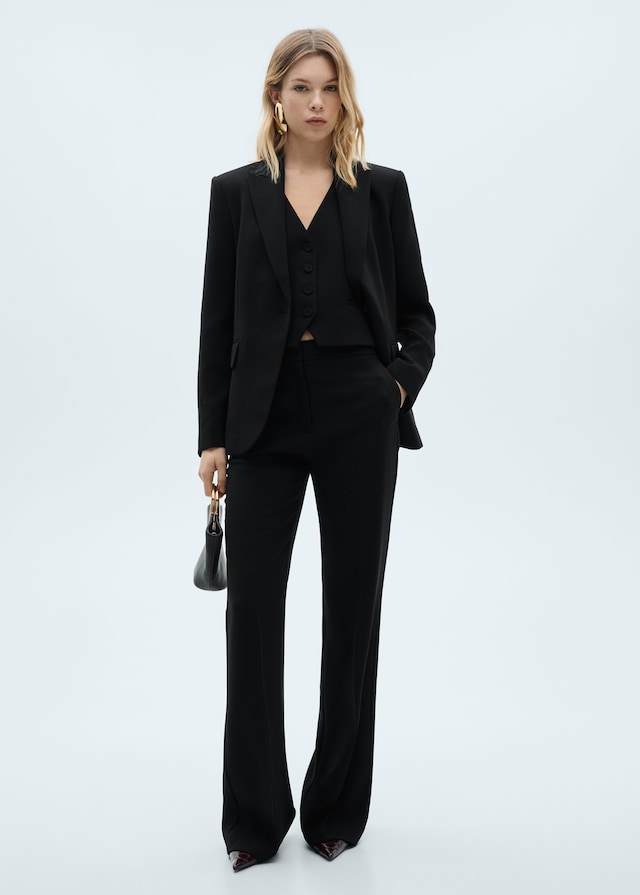 Mango Geknöpfte Anzugweste