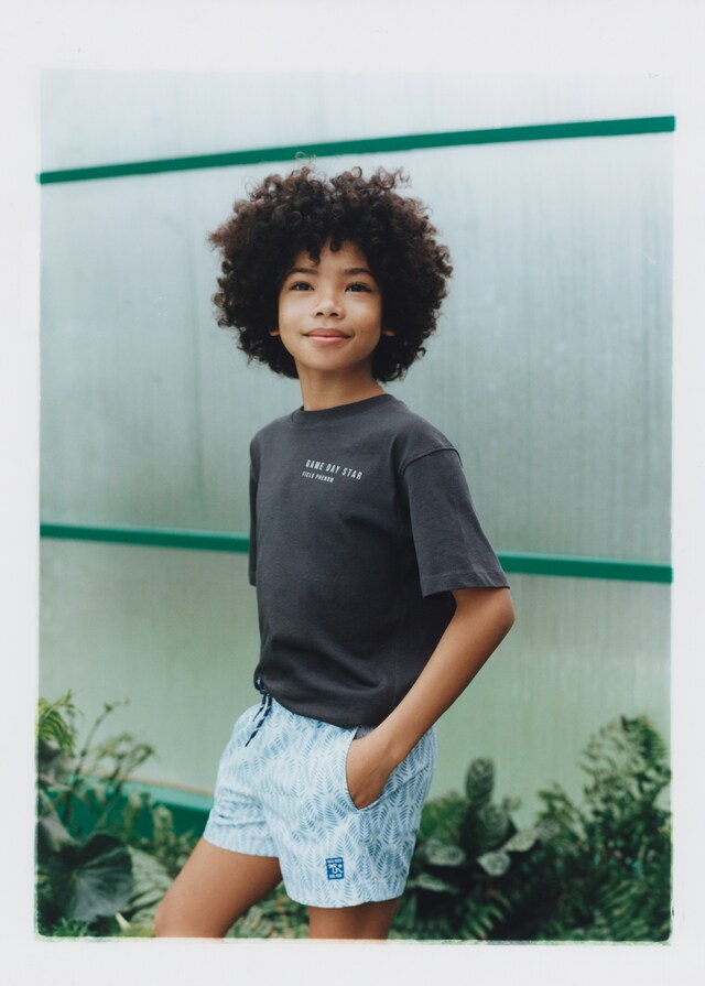 Mango Gemusterte Badeshorts