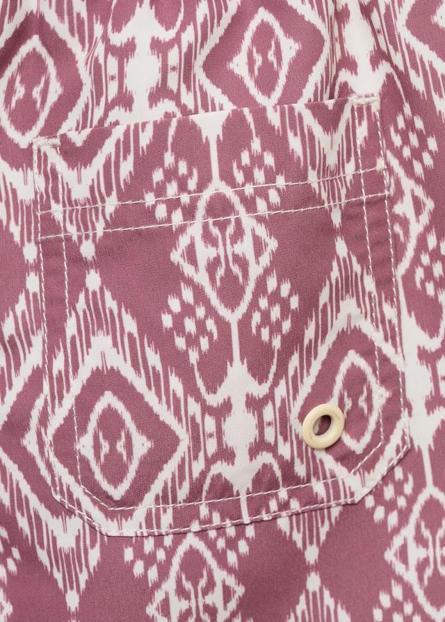 Mango Gemusterte Badeshorts