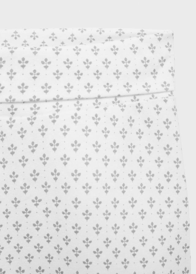 Mango Gemusterte Baumwoll-Strampelhose