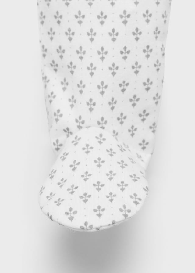 Mango Gemusterte Baumwoll-Strampelhose