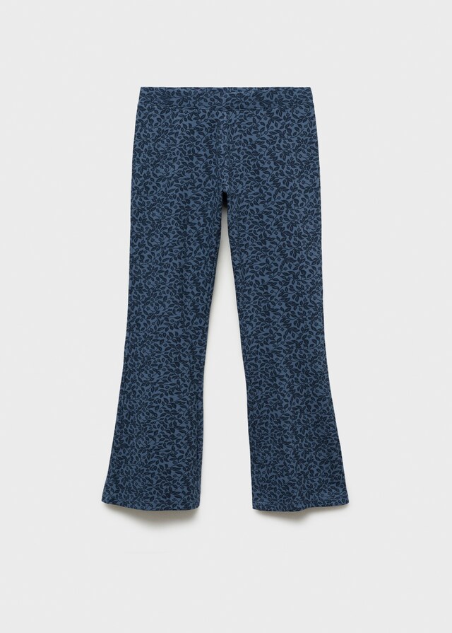 Mango Gemusterte Flared-Leggings
