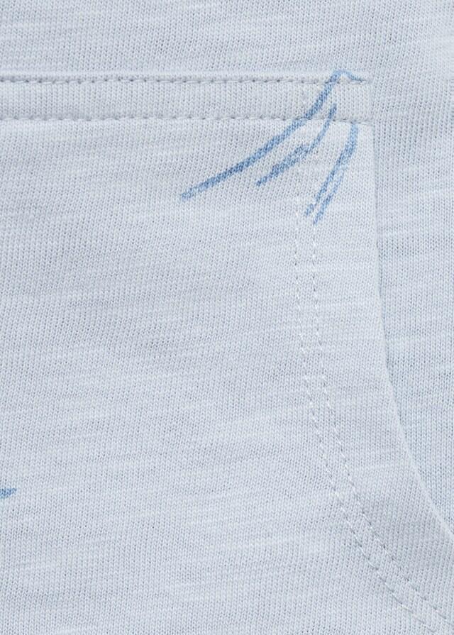 Mango Gemusterte Latzhose Mit Palmenmotiv