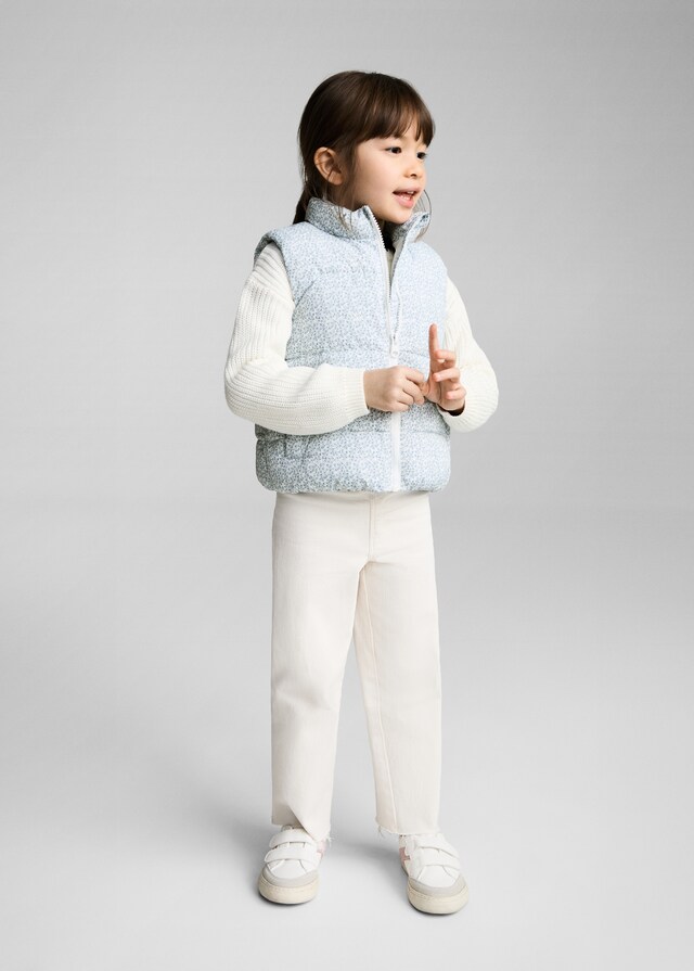 Mango Gemusterte Steppweste