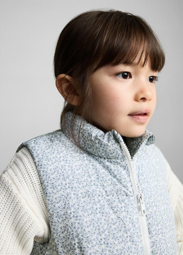 Mango Gemusterte Steppweste