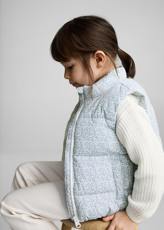 Mango Gemusterte Steppweste