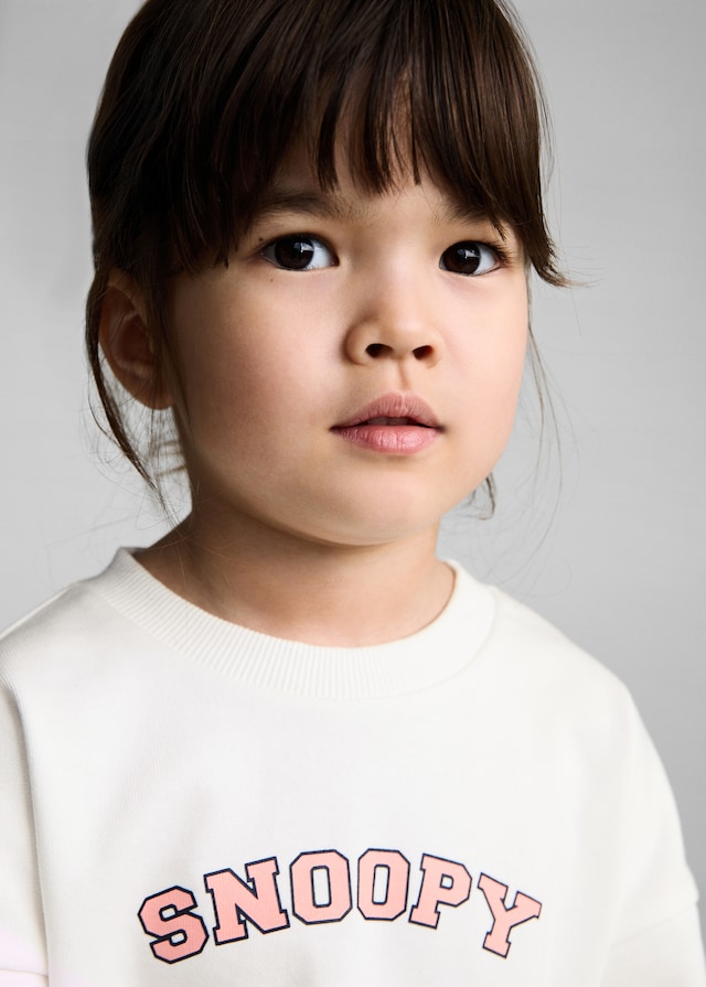 Mango Gemusterte Sweatshirt Snoopy