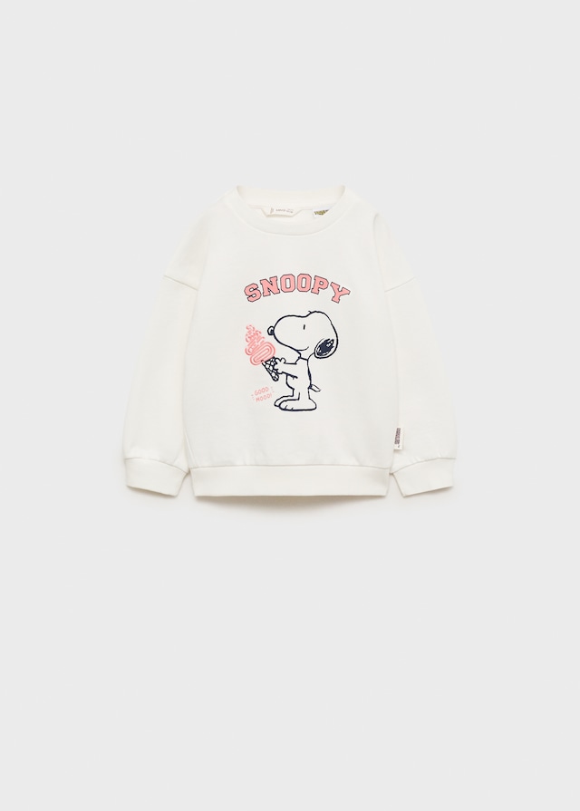 Mango Gemusterte Sweatshirt Snoopy