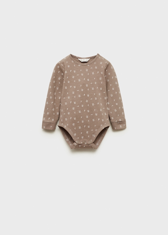 Mango Gemusterter Baumwoll-Body