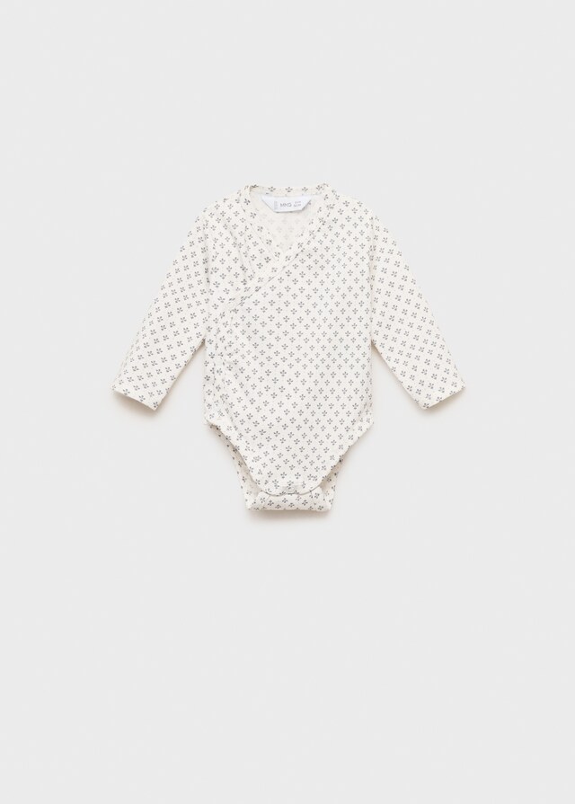 Mango Gemusterter Baumwoll-Body