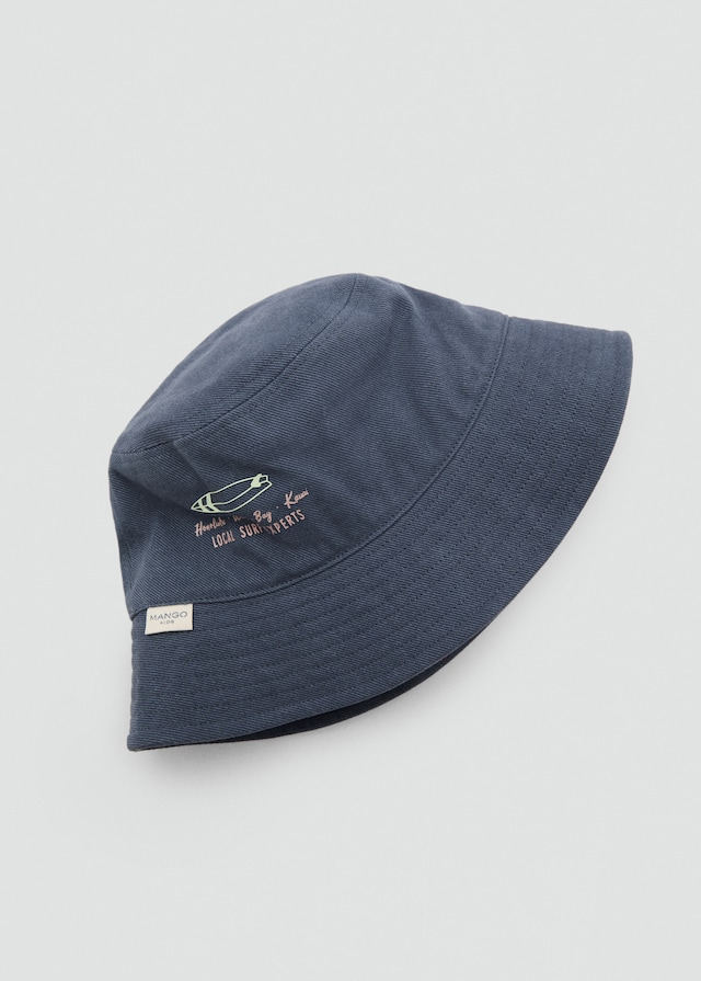 Mango Gemusterter Bucket Hat