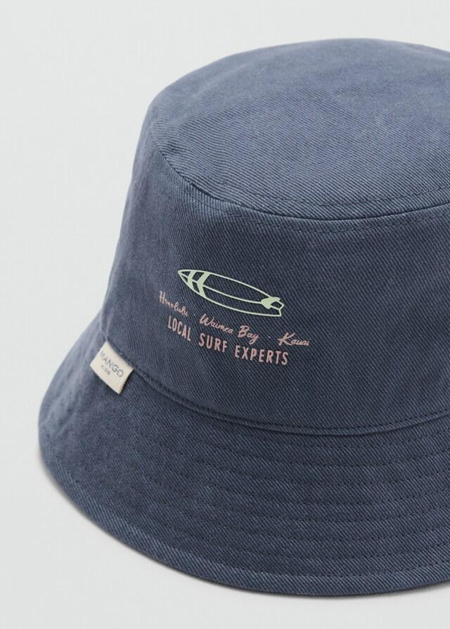Mango Gemusterter Bucket Hat