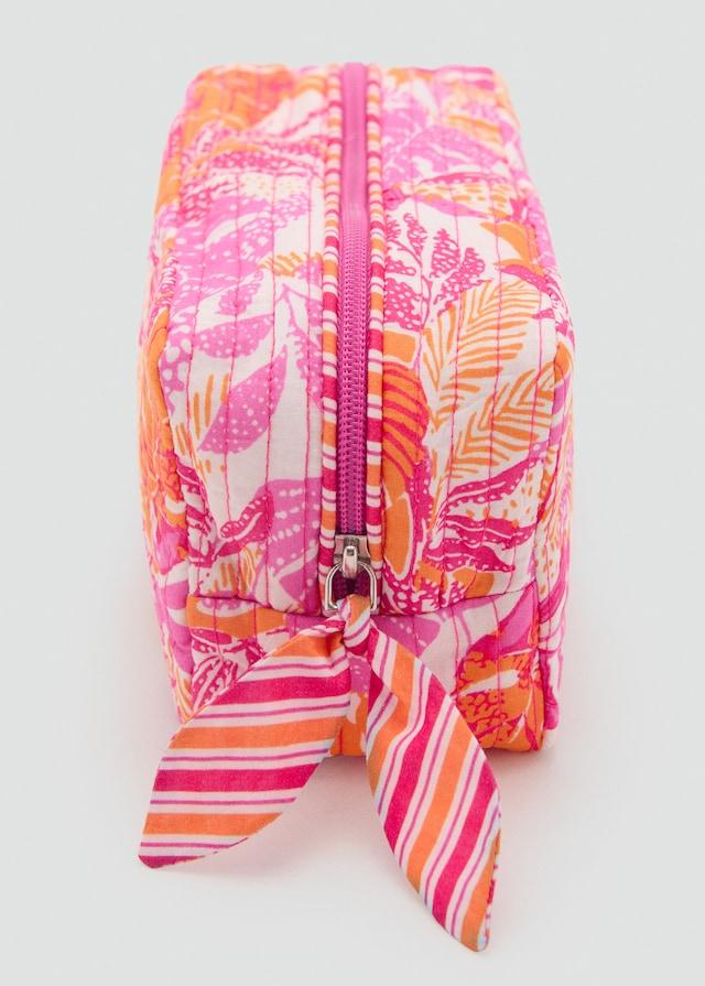 Mango Gemusterter Kulturbeutel In Stepp-Optik