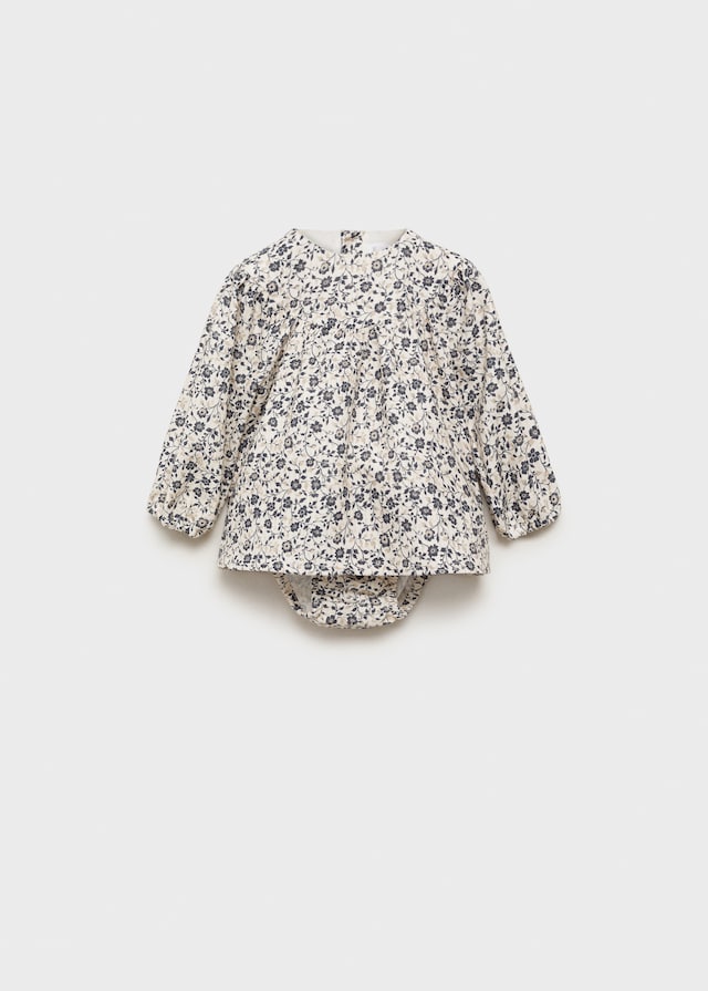 Mango Gemustertes Kleid Und Höschen