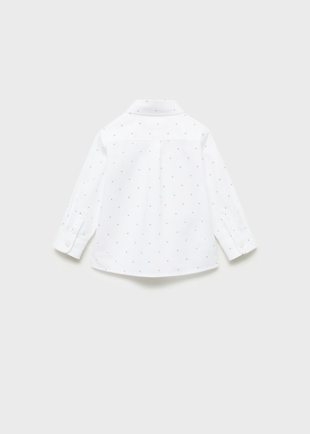 Mango Gemustertes Oxfordhemd