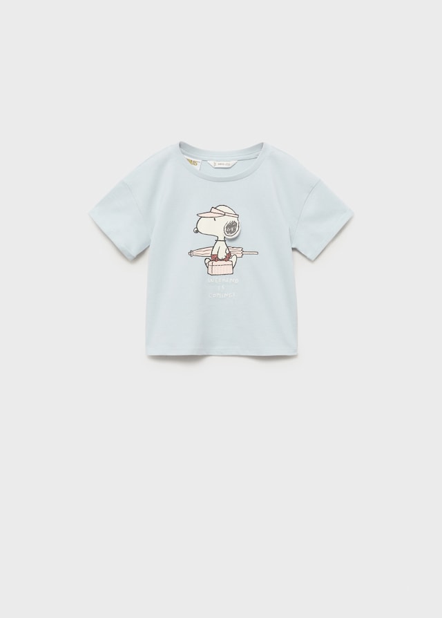 Mango Gemustertes T-Shirt Snoopy