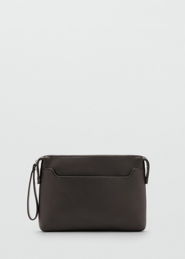 Mango Genarbte Envelope Bag