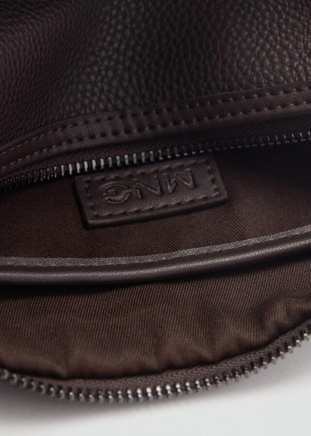 Mango Genarbte Kosmetiktasche Mit Kontrasthenkel