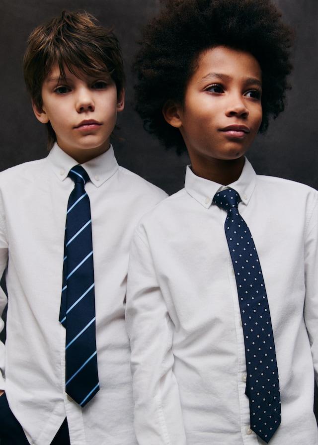 Mango Gepunktete Krawatte