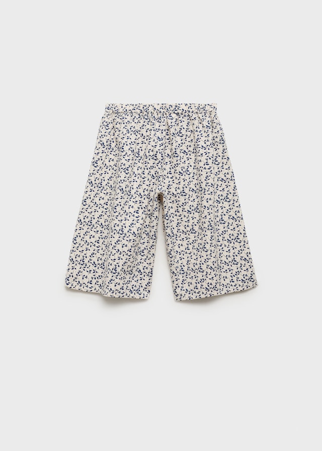 Mango Gerade Hose Mit Floralem Print