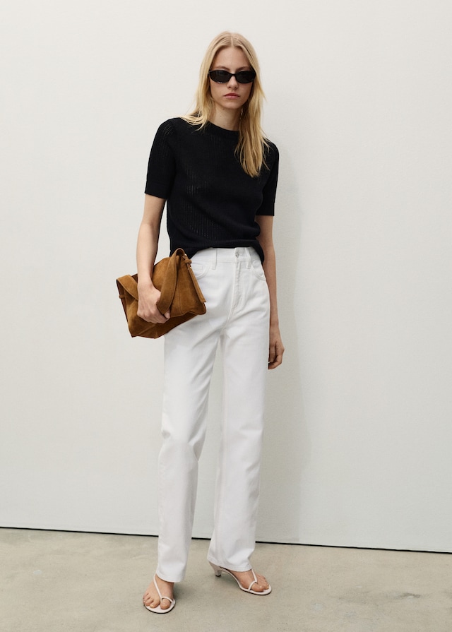 Mango Gerade Jeans Matilda Mit Mittlerer Bundhöhe