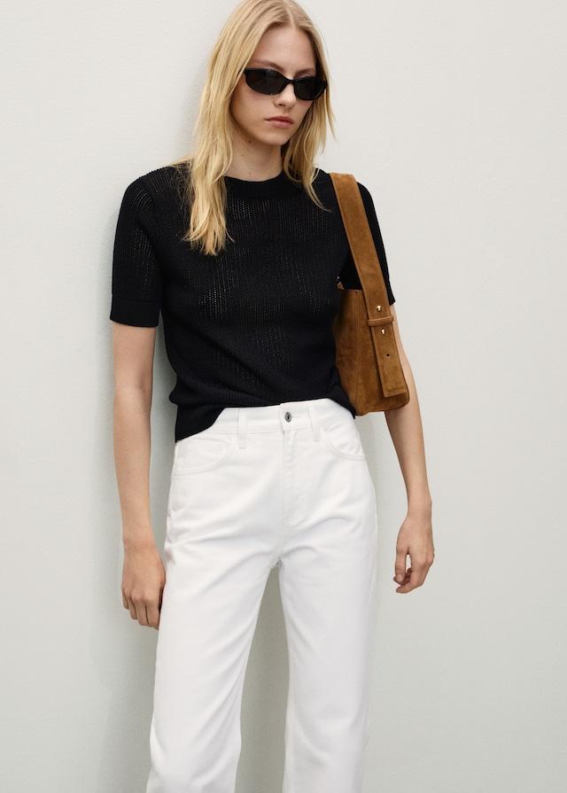 Mango Gerade Jeans Matilda Mit Mittlerer Bundhöhe