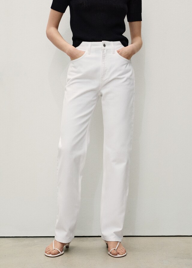 Mango Gerade Jeans Matilda mit mittlerer Bundhöhe