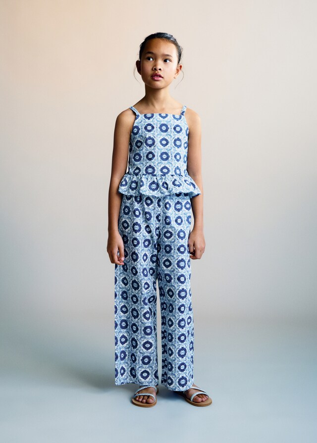 Mango Gerade Printhose