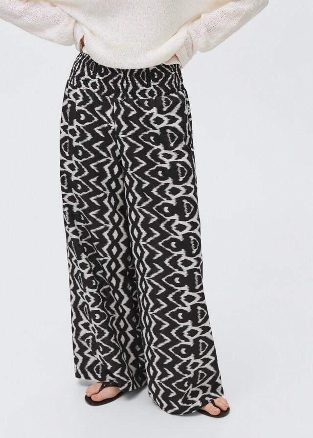 Mango Gerade Printhose