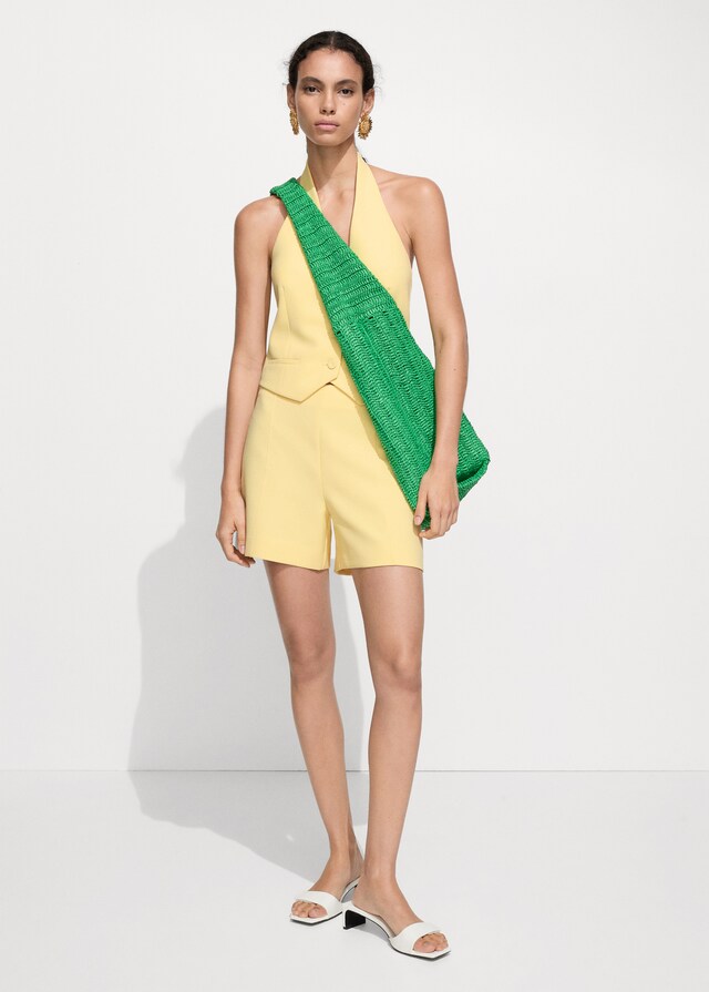 Mango Gerade Shorts Mit Mittlerer Bundhöhe