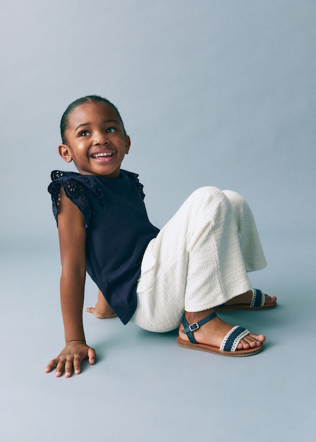 Mango Gerade Tweed-Hose