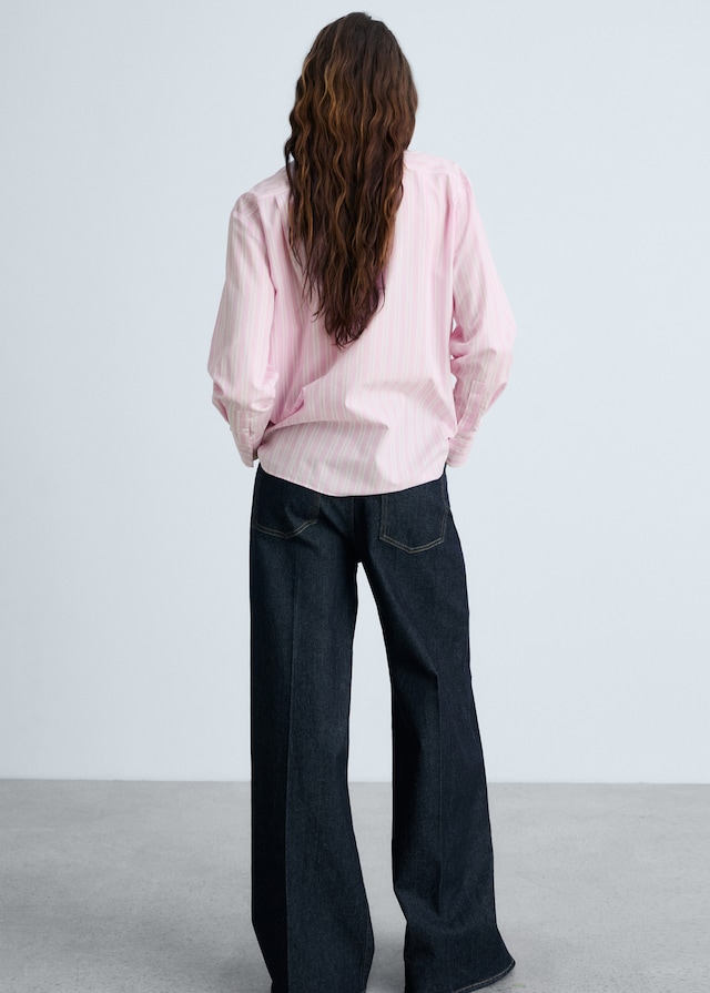 Mango Gerades Streifenhemd