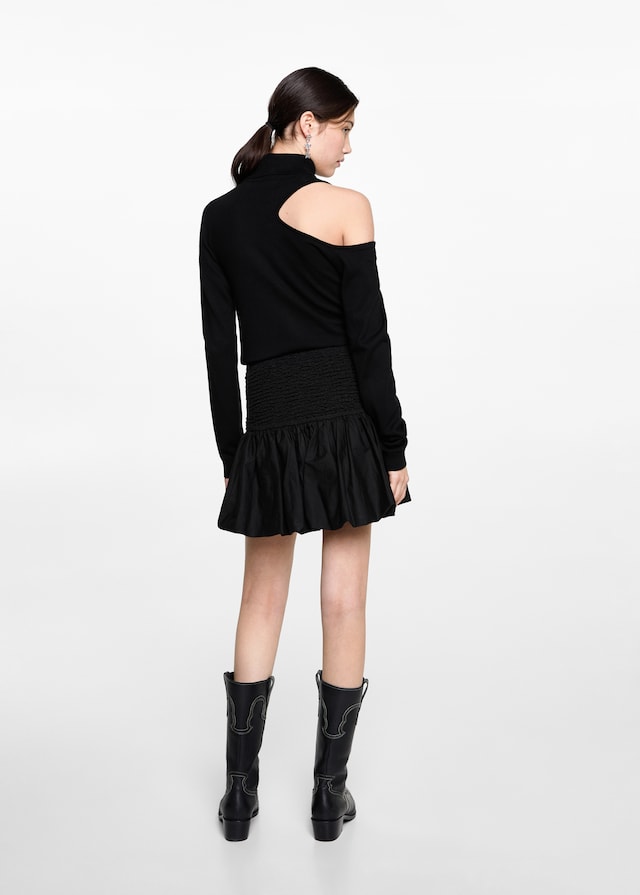 Mango Geraffter Ballonrock