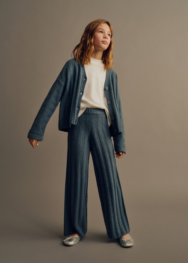 Mango Gerippte Strickhose