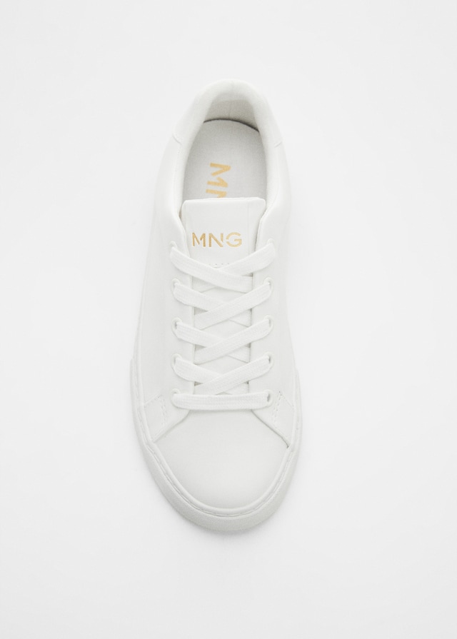 Mango Geschnürte Basic-Sneakers