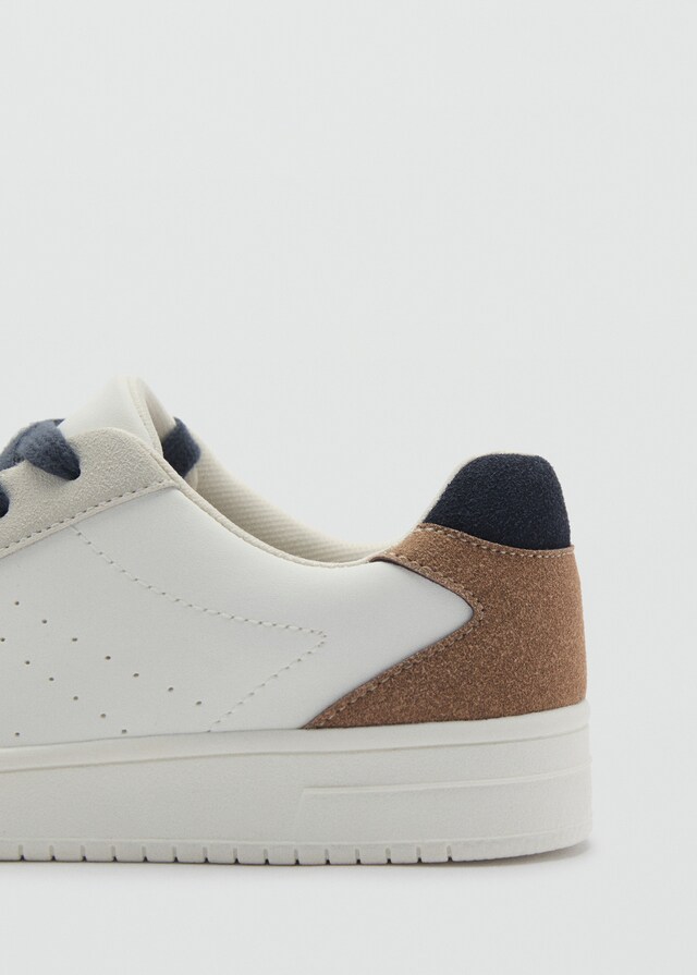 Mango Geschnürte Kombi-Sneakers