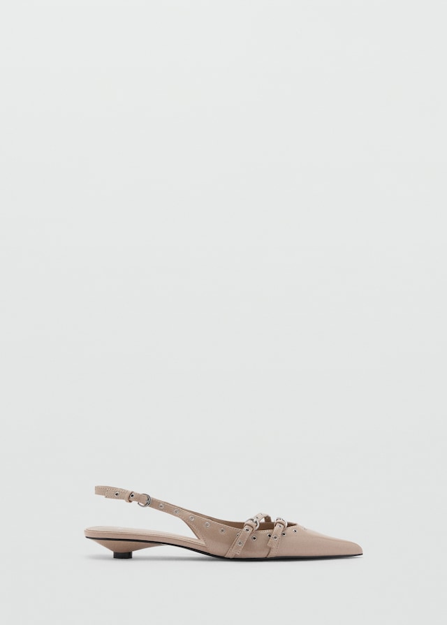 Mango Gestanzte Kitten-Heels