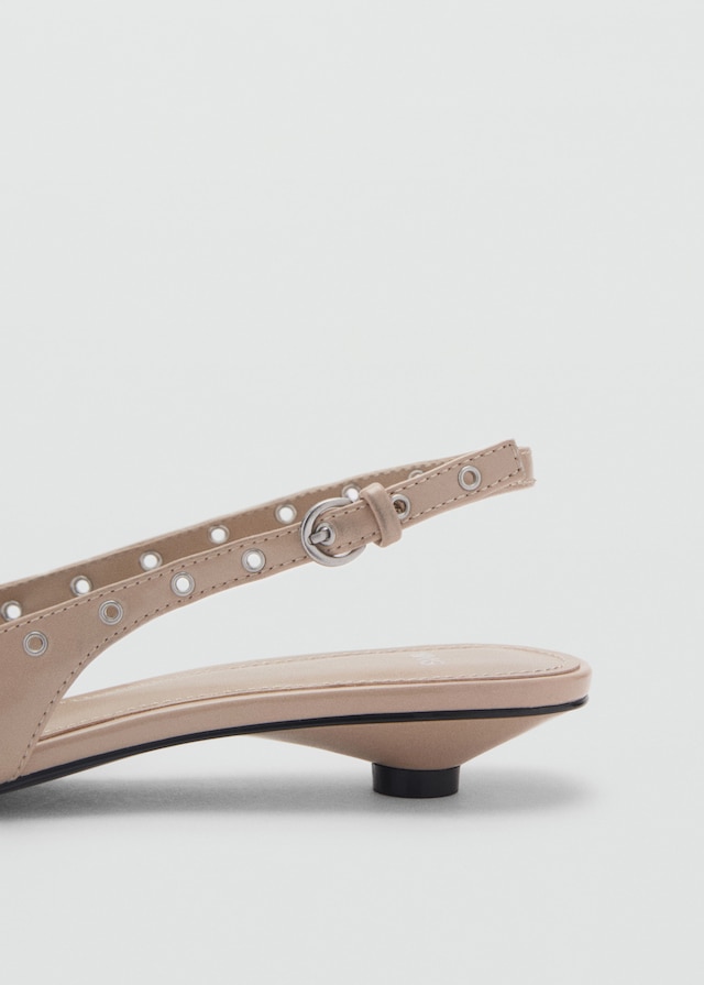 Mango Gestanzte Kitten-Heels