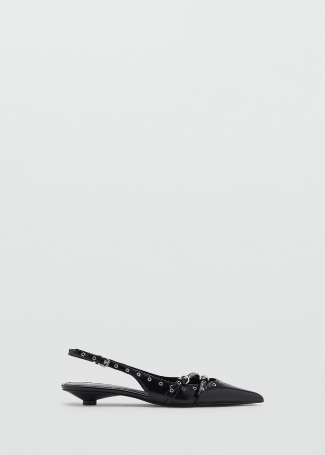 Mango Gestanzte Kitten-Heels