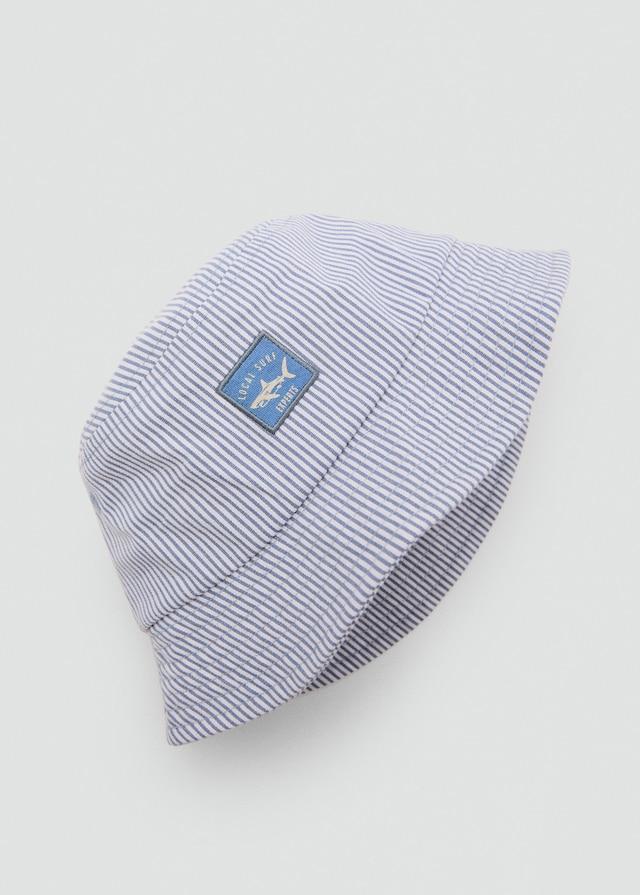 Mango Gestreifter Bucket Hat