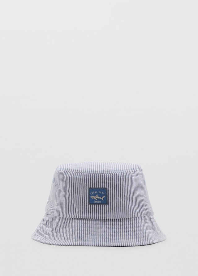 Mango Gestreifter Bucket Hat