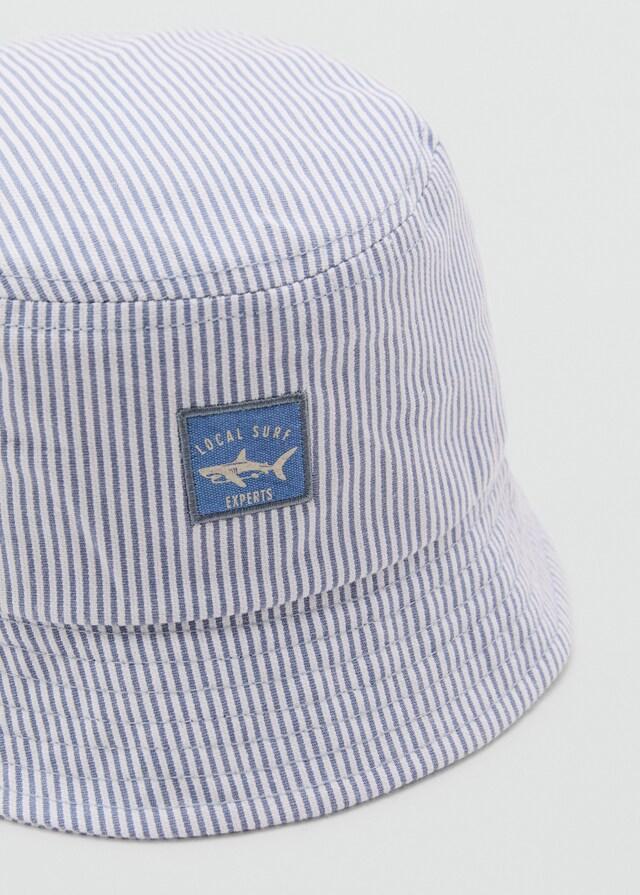 Mango Gestreifter Bucket Hat