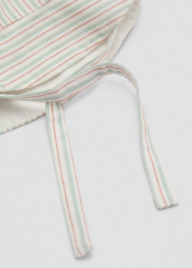 Mango Gestreifter Bucket Hat