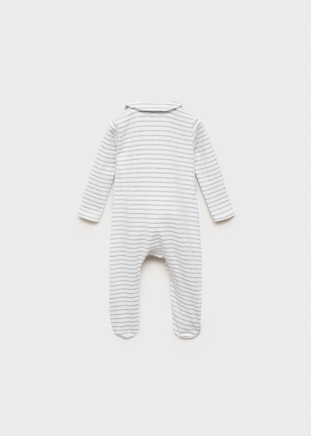 Mango Gestreifter Pyjama-Body