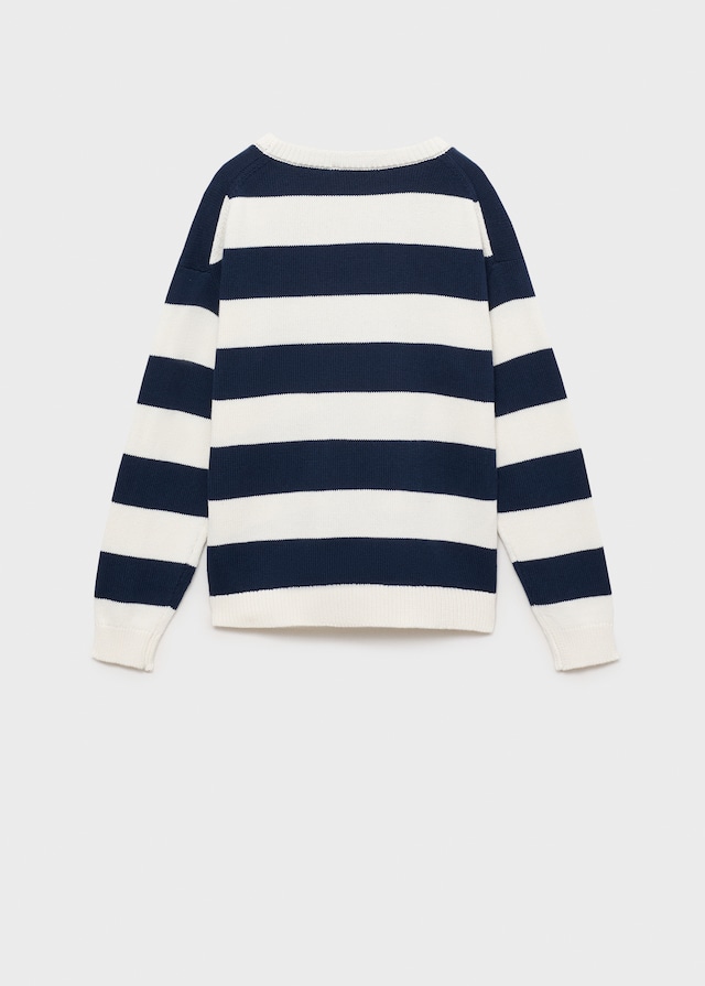 Mango Gestreifter Strickpullover