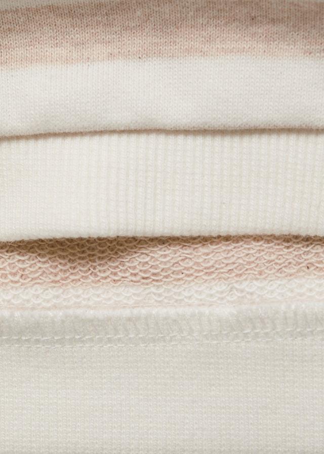 Mango Gestreiftes Baumwoll-Sweatshirt